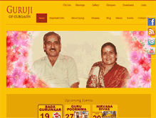 Tablet Screenshot of gurujiofgurgaon.com